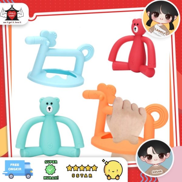 Teether gelang genggam anak, Gigitan bayi modal genggam