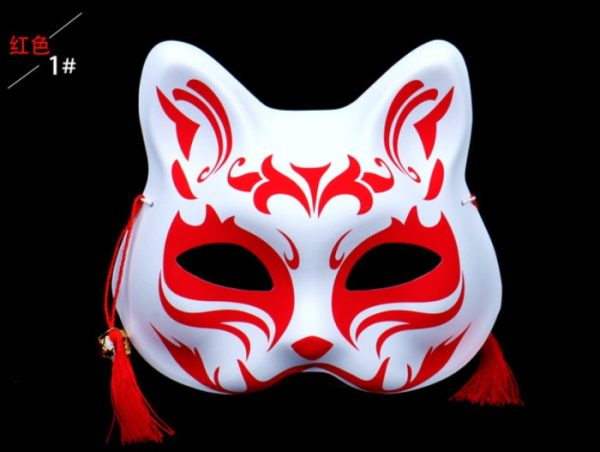 Topeng lucu serigala fox nezha, Mask Topeng cosplay lucu - Image 2