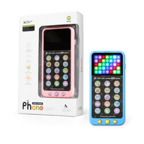 Maianan handphone edukasi anak, Mainan hp telp, Kids Color LED Phone - Image 3