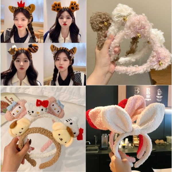 Bando Tiger, Bando kepala bear , Bando lucu anak dewasa, Cute HairBand