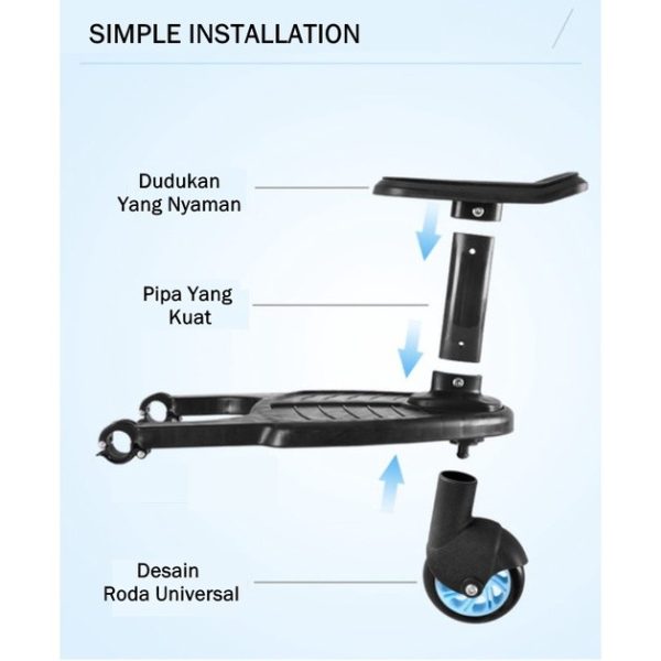 Stroller Pedal , Pijakan dudukan stroller, Dudukan extention stroller - Image 4