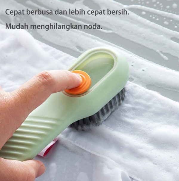 Sikat Pembersih Sepatu Multifungsi dengan Dispenser isi Sabun Otomatis - Image 4