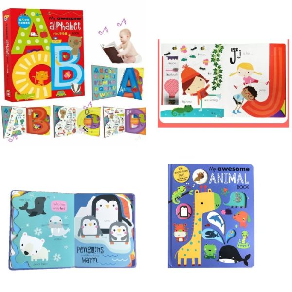 Buku my awesome book, Buku impor anak my awesome animal alphabet