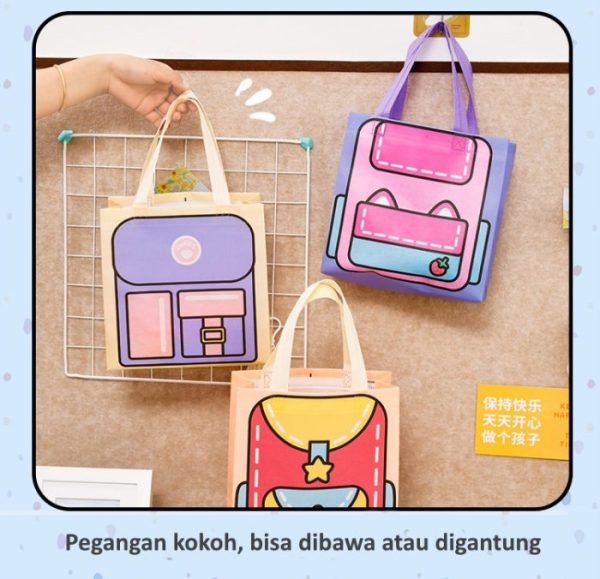 Kantong Souvenir Spunbond Motif Cerah, Kantong Goodiebag Ultah dll - Image 5