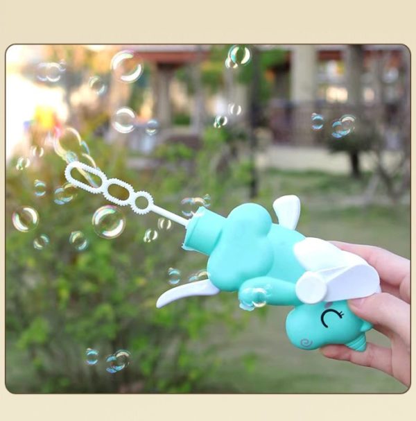 Mainan Bubble plus Kipas Tangan, Hand pressure Bubble Fan, Bubble Wand - Image 4