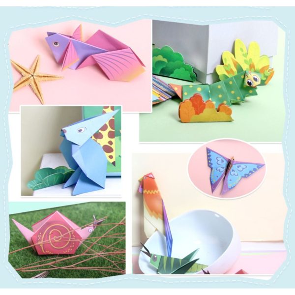 [LOGU] Mainan origami lipat hewan anak, Mainan lipat kertas animal - Image 4