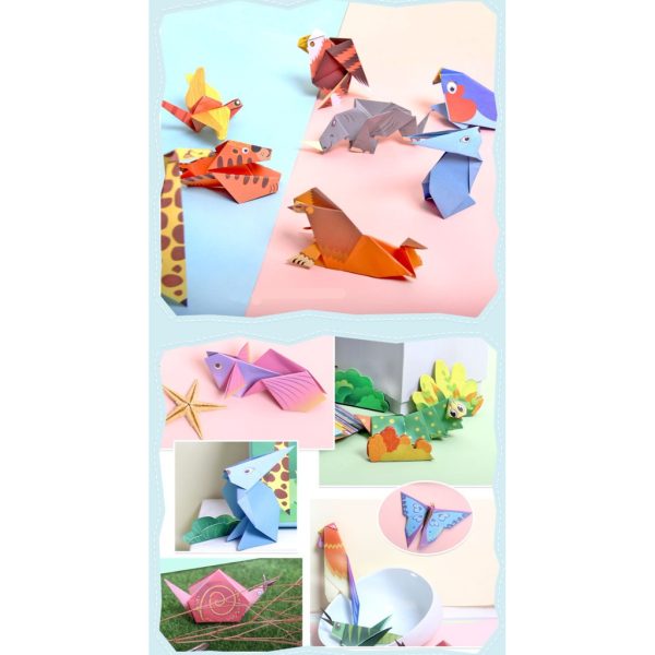 [LOGU] Mainan origami lipat hewan anak, Mainan lipat kertas animal - Image 5