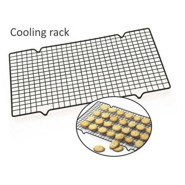 [LOGU] Cooling rack ukuran besar 25x40cm, Rak pendingin roti kue biskuit 1 tingkat