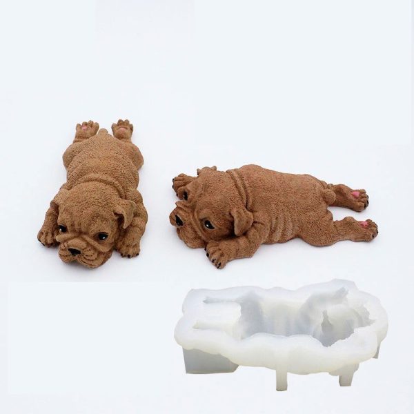 [LOGU] Cetakan pudding doggy 3D, cetakan jelly es krim puding lucu bunny doggy piggy - Image 2