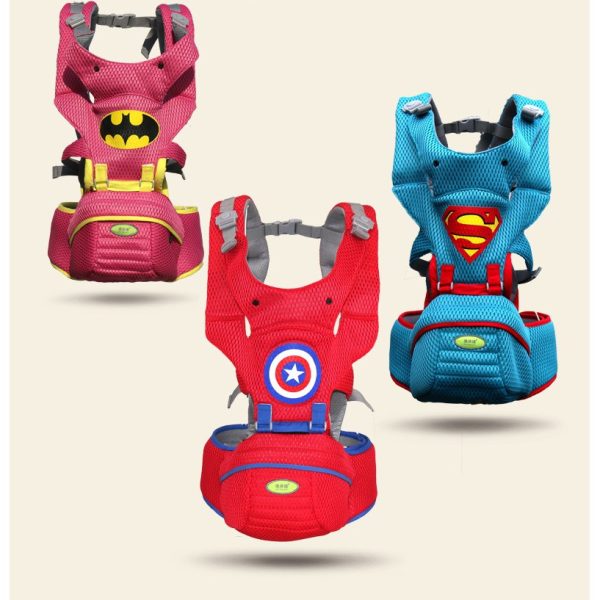 [LOGU] Gendongan hipseat bayi, Gendongan mickey minnie duduk superhero anak, Gendongan superman