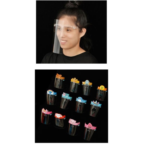 [LOGU] [Dewasa] Pelindung wajah muka, Face shield protector anti corona model kacamata flip - Image 4