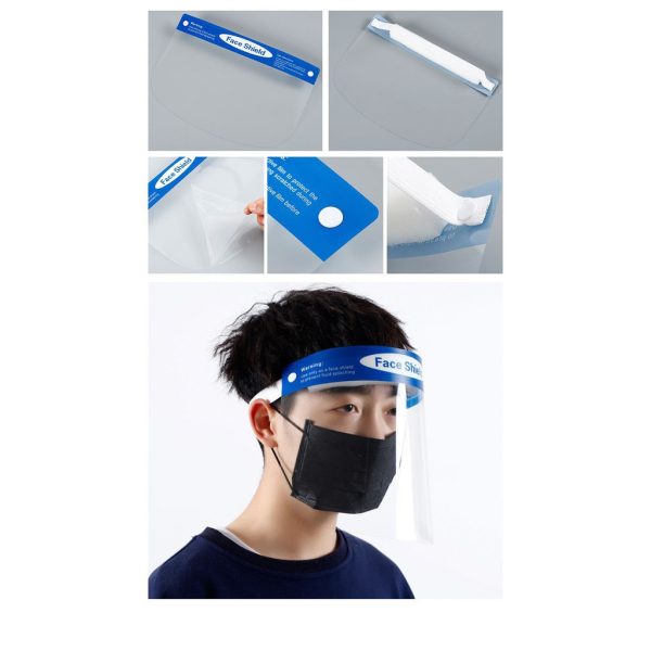 [LOGU] [Dewasa] Pelindung wajah muka, Face shield protector anti corona model kacamata flip - Image 6