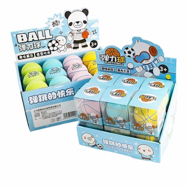 Bola Elastis Mini soccer, Basket Ball, Anti Stress Ball Relief - Image 5