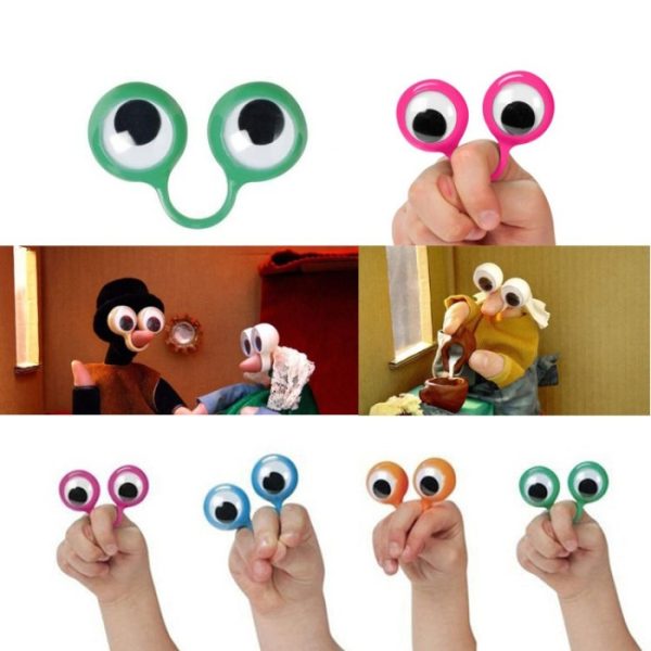 Mainan Cincin Jari Mata Lucu, Eye Finger Puppet Rings