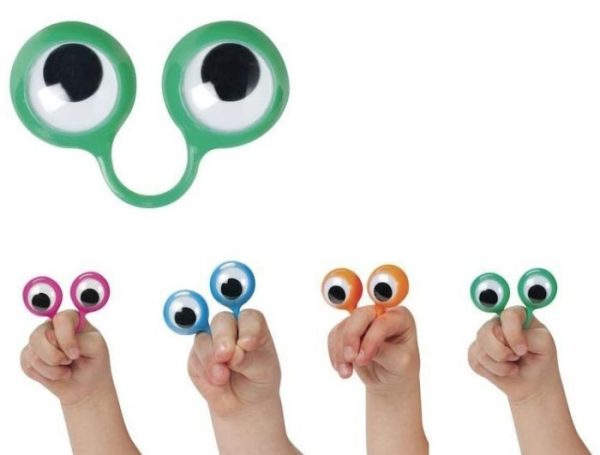 Mainan Cincin Jari Mata Lucu, Eye Finger Puppet Rings - Image 2