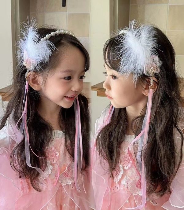 Aksesoris rambut princess mermaid fairy anak, Jepitan rambut manis - Image 4