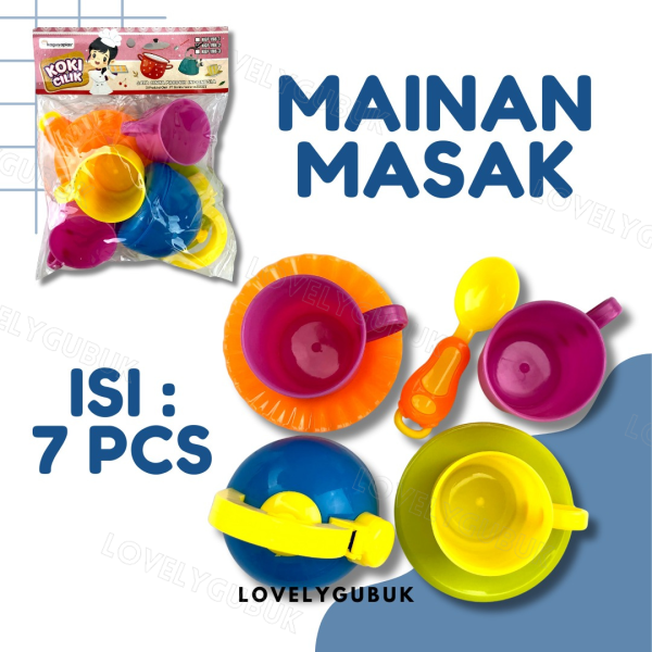 Mainan masak-masak plastik anak, mainan perlengkapan masak, kitchen toys - Image 3