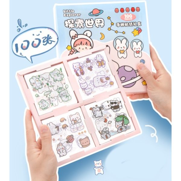 [Part 3]Stiker semi transparan PET 100 pcs set, Accessoris transparant - Image 3