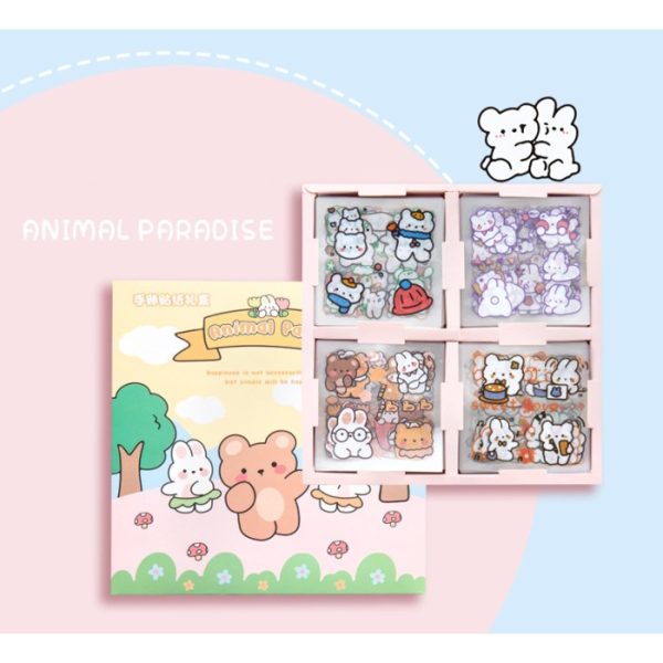 [Part 3]Stiker semi transparan PET 100 pcs set, Accessoris transparant - Image 4