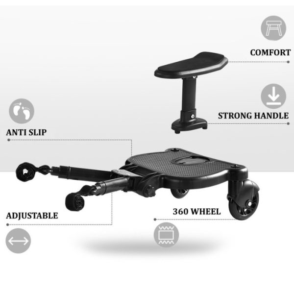 [2 Roda] Stroller Pedal , Buggy Pijakan dudukan stroller extention