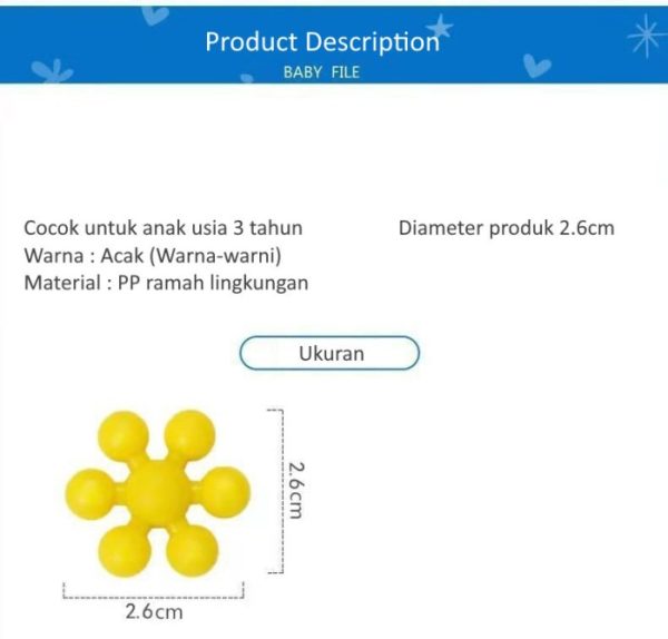 Mainan Susun Bunga Plum, Mainan Kreativitas anak, Plum Blossom Blocks - Image 3