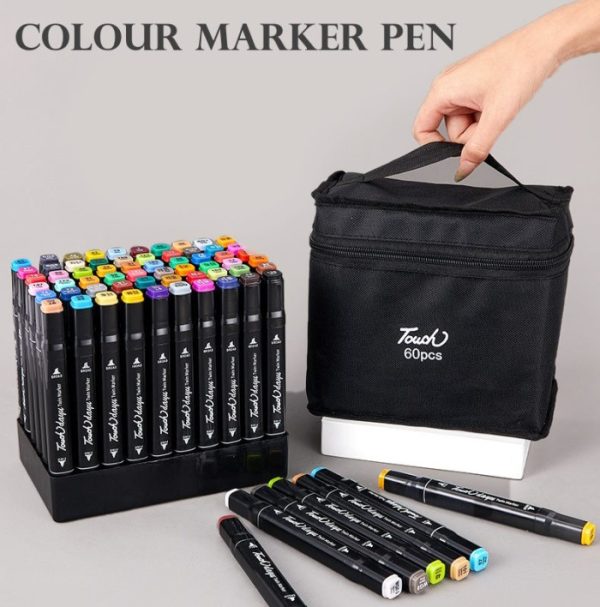 Set Colour Marker Pen, TOUCH Spidol marker 2 Sisi, Set Spidol berwarna - Image 2