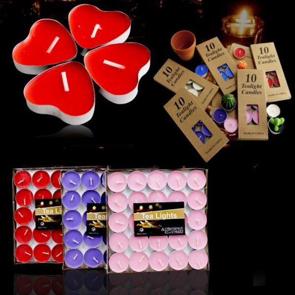 Lilin tea light candle,Lilin tungku aromaterapi,Lilin bulat lilin hati