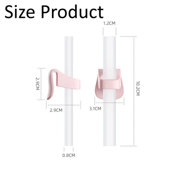 Sedotan Clip Silikon, Soft Silicone Baby feeding Straw Clip - Image 2