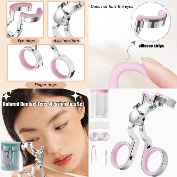 Set Alat Pakai Contact Lens, Easy Eye Tools Opener Pasang Softlens - Image 3