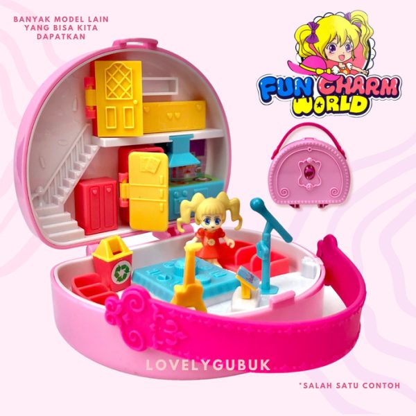 Mainan mini doll house, Mainan misteri bag blind bag suprise fun charm - Image 3