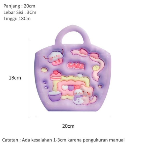 Plastic Ziplock Goodie Bag Ultah, Kantong Souvenir Motif Lucu & Tebal - Image 2