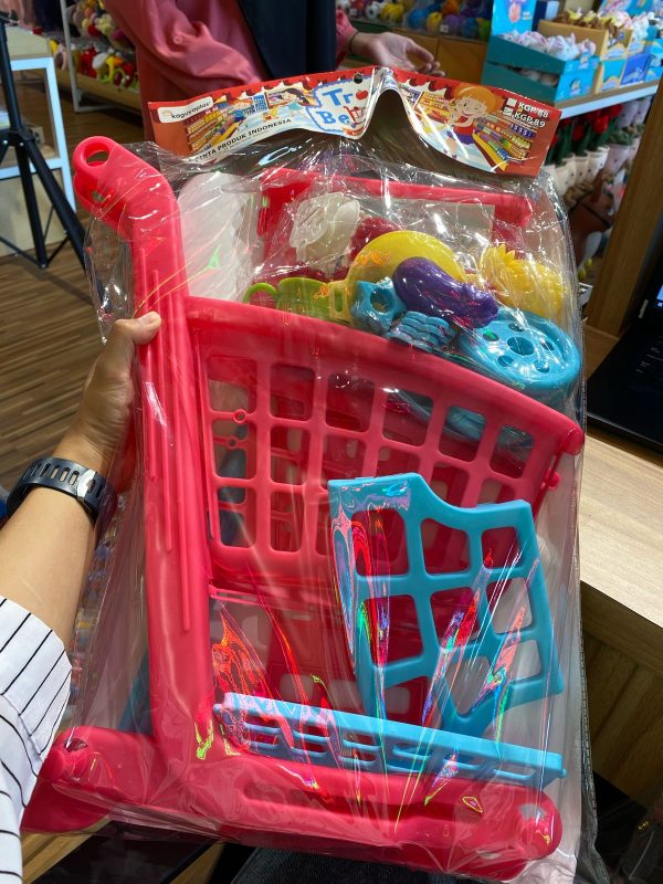 Mainan Supermarket Trolley Goodies