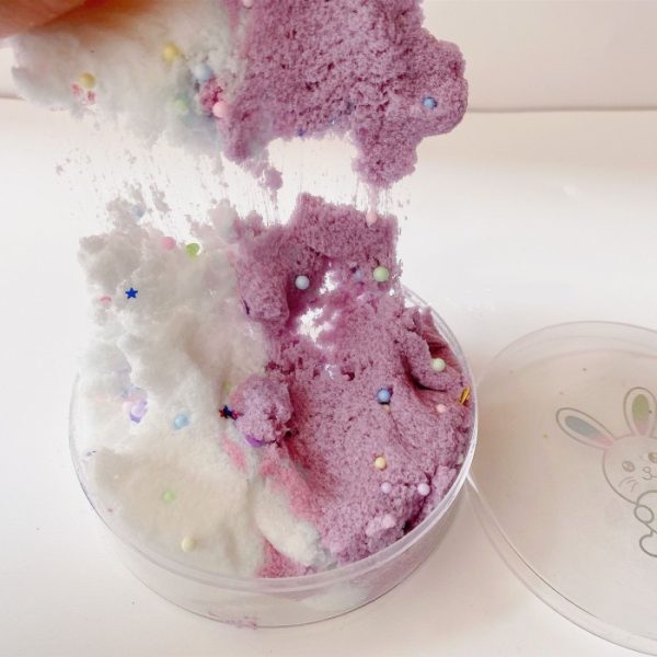 Mainan silky slime, Mainan squishy slime cloudy busa warna warni - Image 2