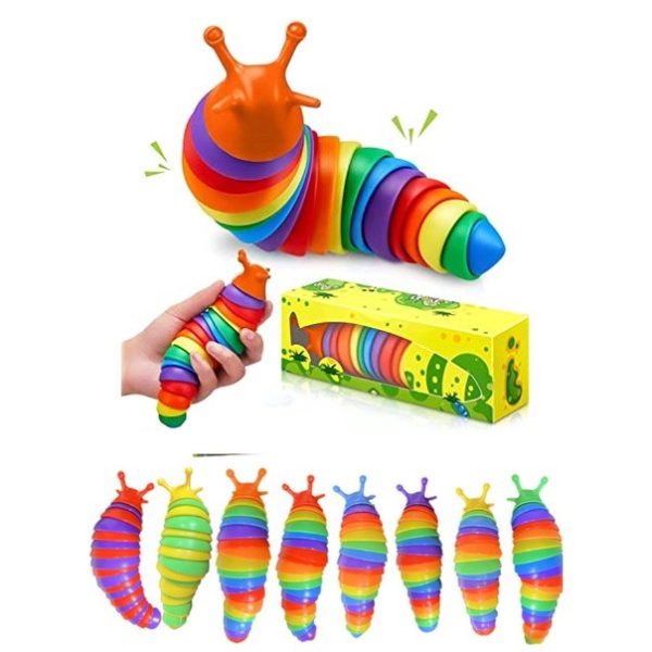 Fidget Slug Toy, Sensory Toys for Autistic, Anxiety Relief, Siput Lucu - Image 2