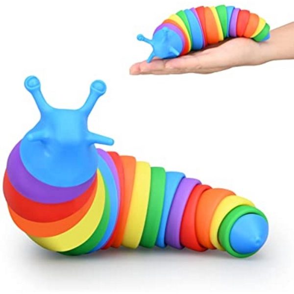 Fidget Slug Toy, Sensory Toys for Autistic, Anxiety Relief, Siput Lucu - Image 4