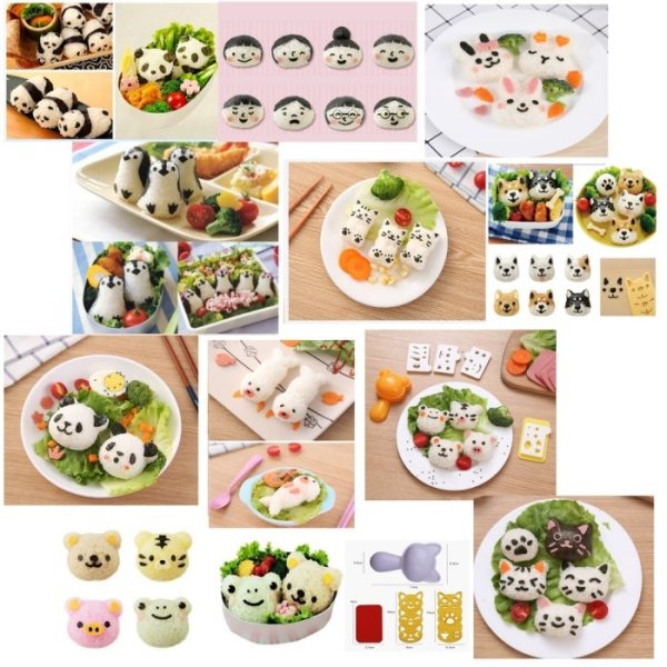 Cetakan bento chibimaruko chan, Bento bekal cute anak, DIY Bento lucu