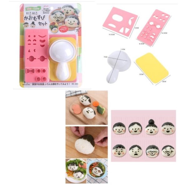 Cetakan bento chibimaruko chan, Bento bekal cute anak, DIY Bento lucu - Image 5