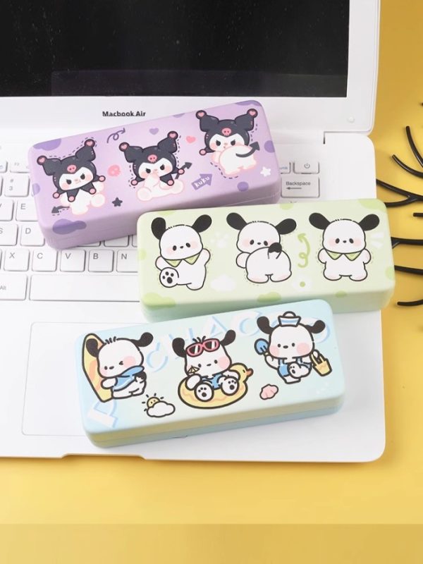 Kotak kacamata kartun hardcase cinnamoroll kuromi kartun lucu, EyeGlasses Case - Image 2