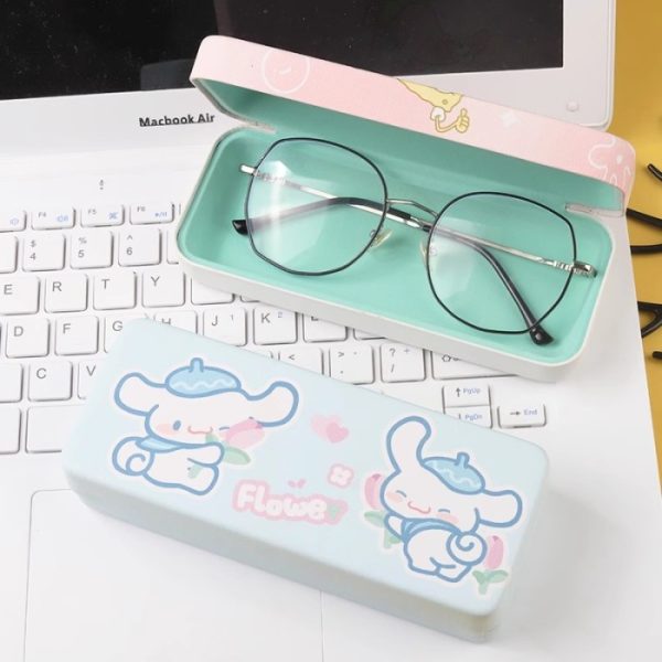 Kotak kacamata kartun hardcase cinnamoroll kuromi kartun lucu, EyeGlasses Case - Image 7