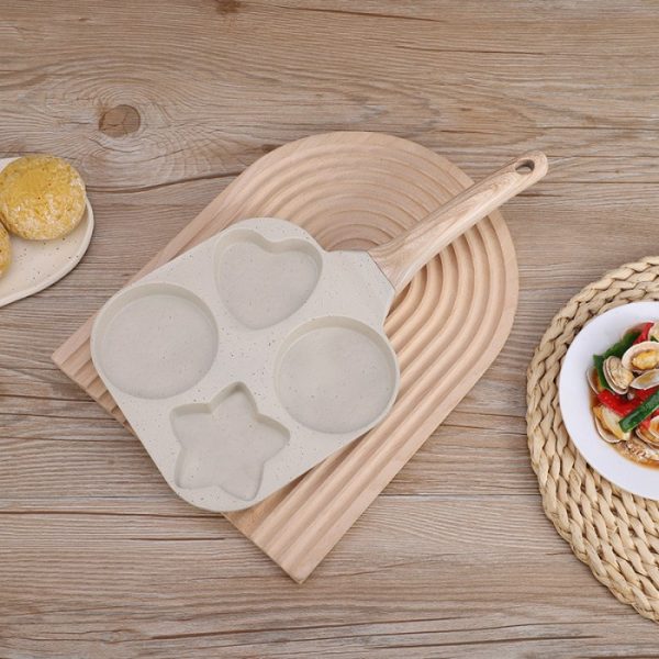 Panci Penggorengan Telur 4 Lubang Non Stick Egg Frying Pan bento anak