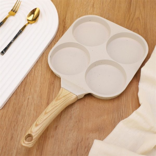 Panci Penggorengan Telur 4 Lubang Non Stick Egg Frying Pan bento anak - Image 2