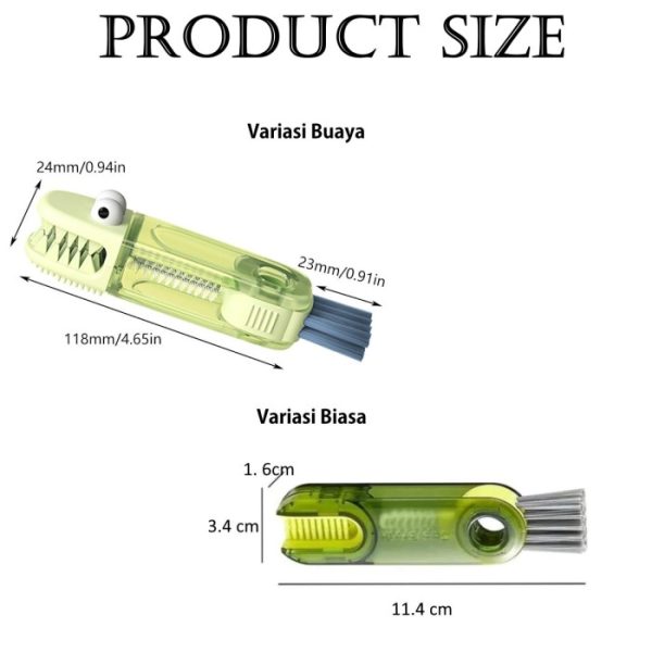 Sikat Pembersih 3in1 Mulifungsi, Sikat Pembersih Botol atau Cup serbaguna - Image 3