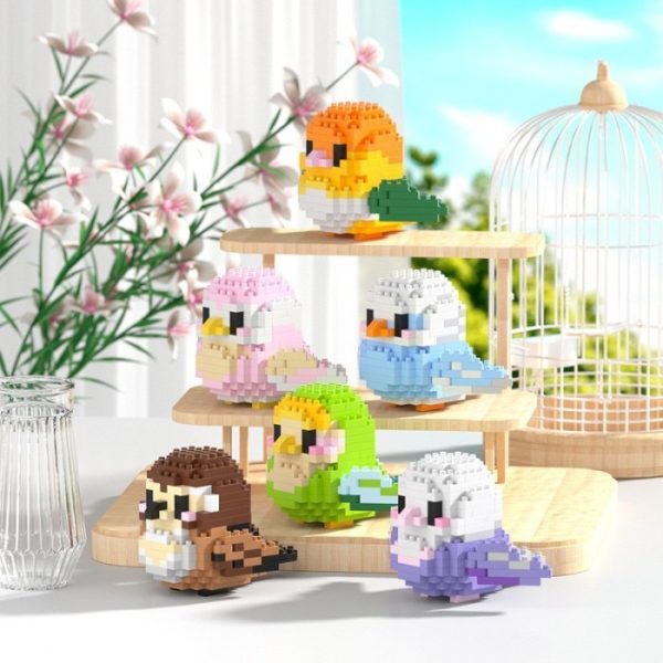 Mainan Mini Bricks Seri Burung Unggas Bird, Mainan Building Block Parrot - Image 3