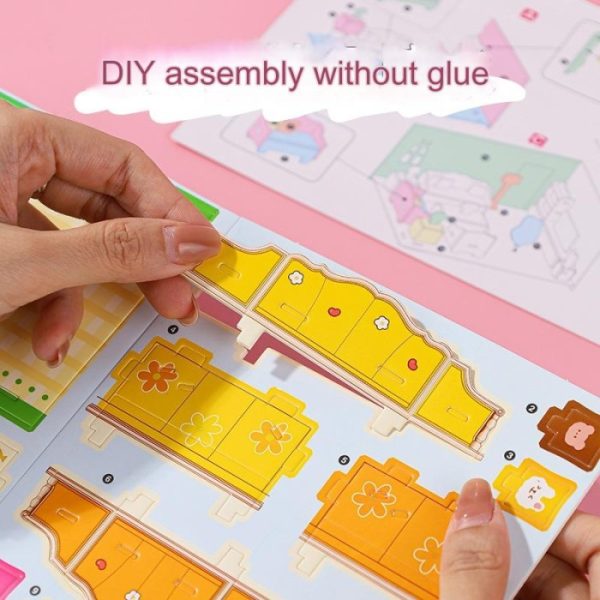 Mainan craft 3D Foam, Mainan puzzle busa 3D susun DIY Seri Ruang Rumah - Image 2