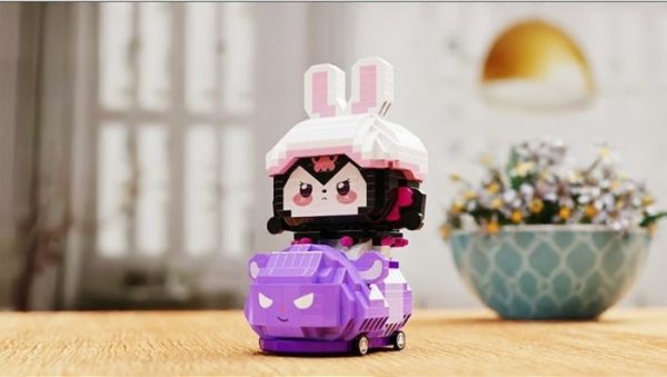 Mainan Mini Bricks Seri Scooter GoKart Motor Mobil Cinnamoroll Building Block 3D - Image 4