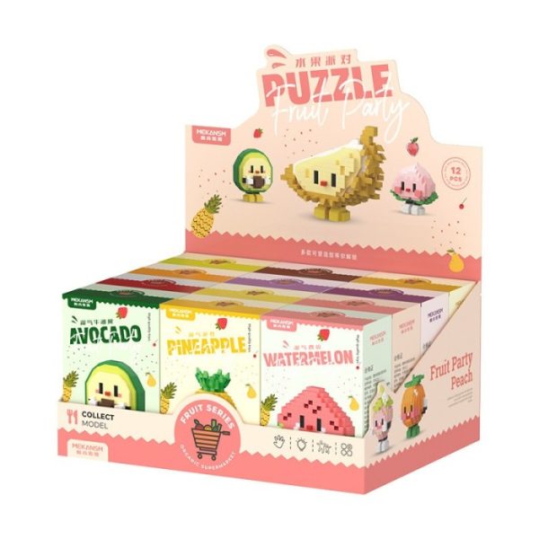 Mainan Mini Bricks Seri Fruit buah, Mini building Block 3D - Image 6