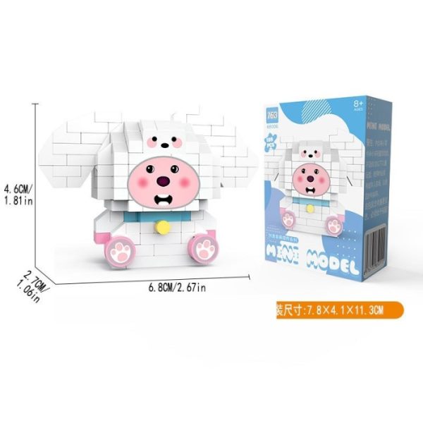 Mainan Mini Bricks Seri Loopy Costume Building Block 3D - Image 4