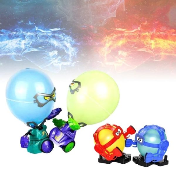 Mainan battle tinju balon puncher, Balloon Robot Battle Set, Mainan Adu Jotos pecahkan balon