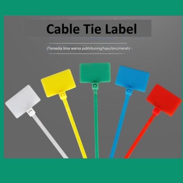 Cable Ties Label, Kabel Ties Cable tie Marker 4x200 4x150 3x100 Tag Lan Tag Makanan