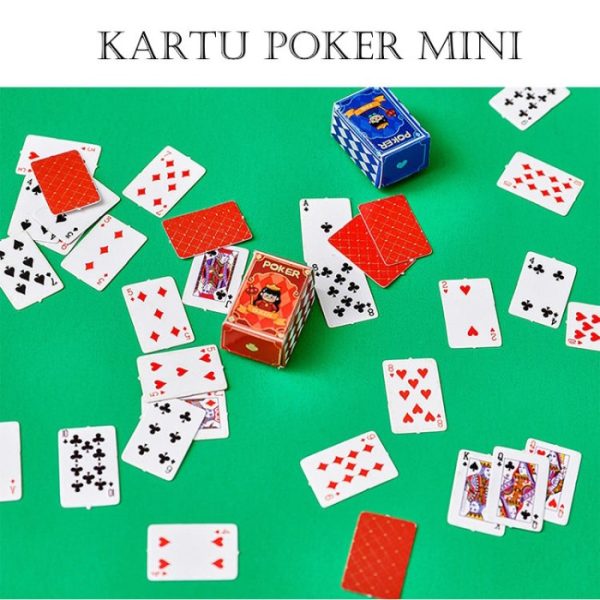 Kartu Poker Mini, Kartu Remi Mini sebesar Kuku Jari Tangan